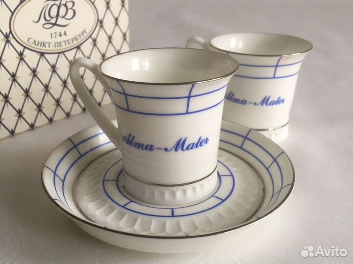 Чашка с блюдцем кофейная лфз