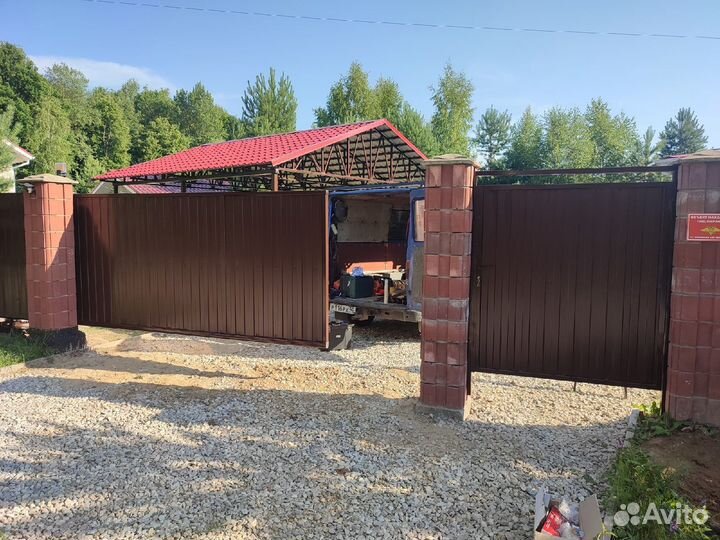 Комплект откатных ворот 4х2м