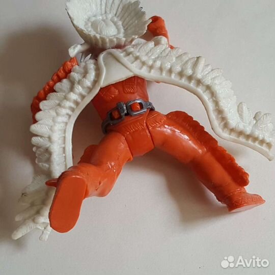 Игрушка индеец вождь команчи солдатик