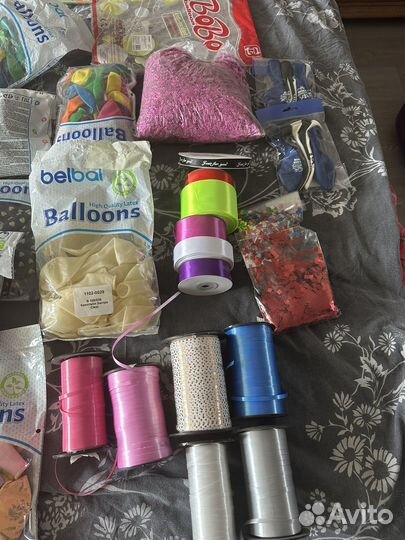 Гелиевый баллон 40 литров, шара, лентыи тп