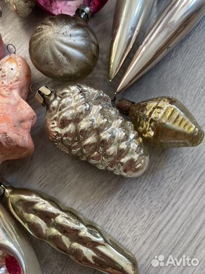 Елочные игрушки СССР одним лотом