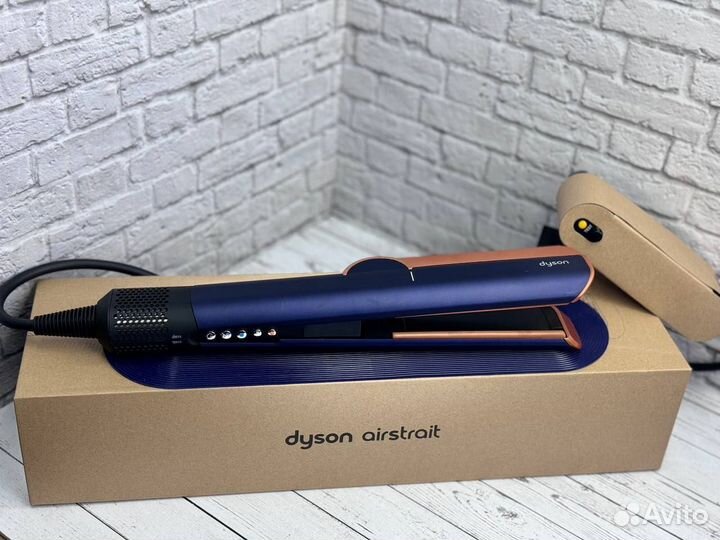 Dyson Airstrait Выпрямитель+Фен (Копия) Синий-мед