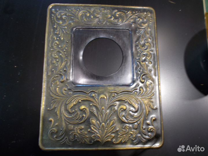 Панель декоративная под выключатель СССР(латунь)