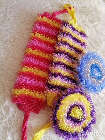 Мочалка ручной работы