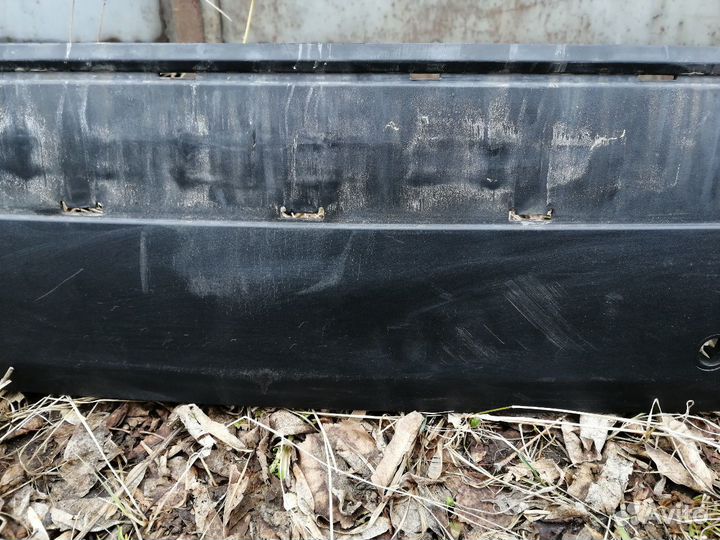 Юбка заднего бампера бмв х1