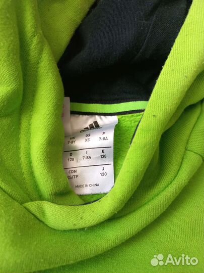 Спортивная кота с капюшоном на мальчика Adidas