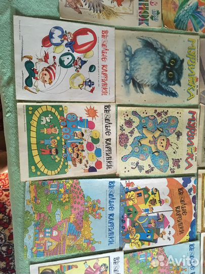 Журналы Мурзилка Веселые картинки и Баратнок