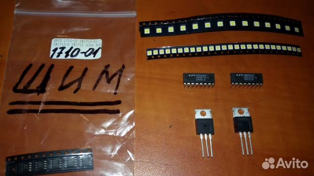 Микросхемы - шим контроллеры-светодиоды подсветки