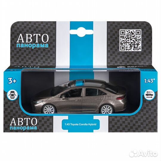 Металлическая машинка Toyota Corolla Hybrid 1:43