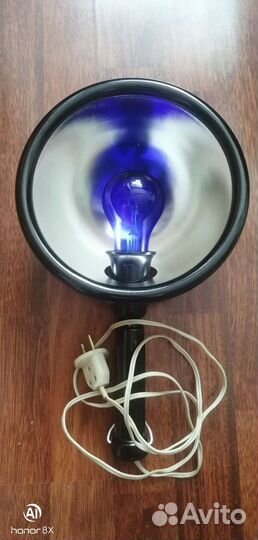 Синяя лампа для прогревания новая