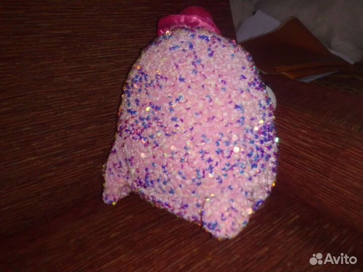 Мягкая игрушка с пайетками