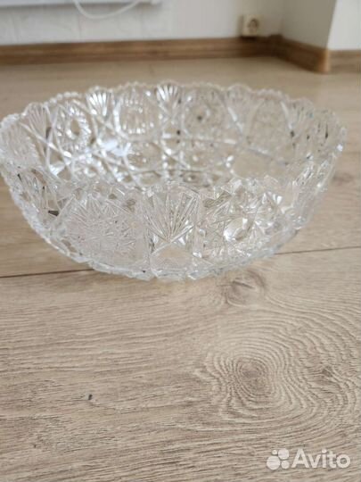 Салатник хрустальный большой