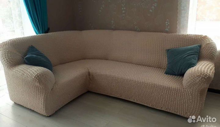 Чехол на угловой диван бу