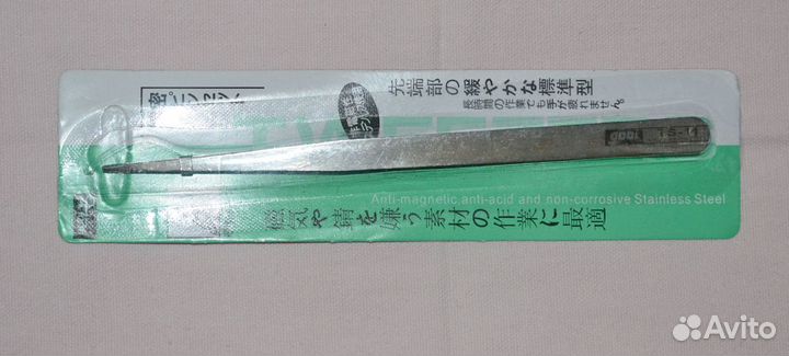 Пинцет прямой 1KPT-001