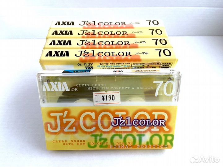 Кассета аудиокассета Axia (Fuji) J'z 1 70 - 2000 г
