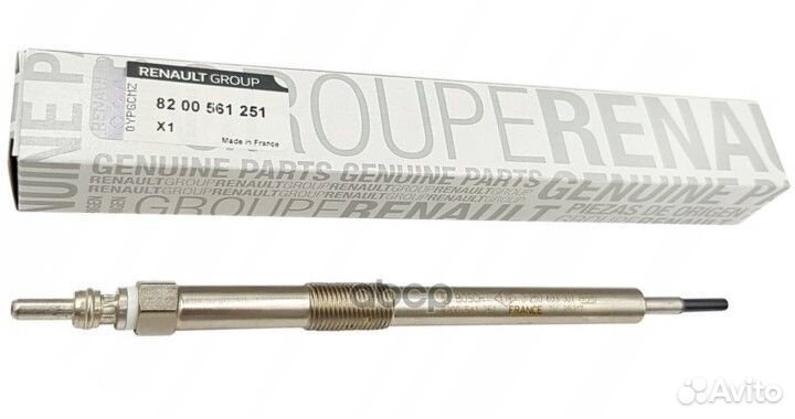 Свеча накаливания 8200561251 renault