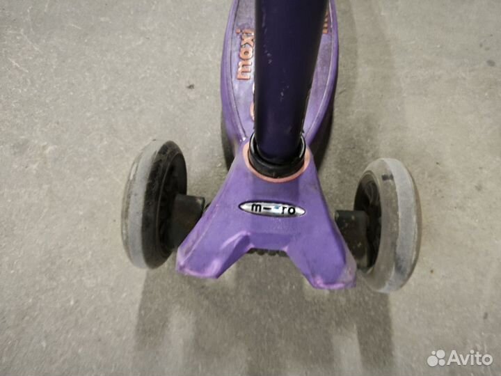 Самокат трехколесный micro maxi