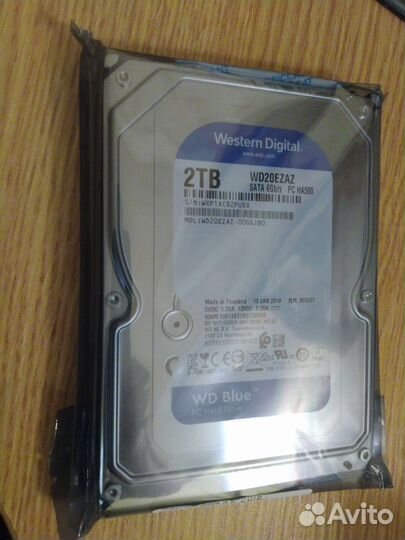 Western Digital 2000GB SATA новый гарантия