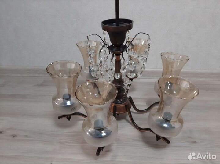 Люстра потолочная бу