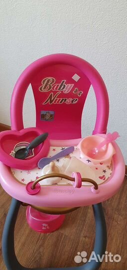 Baby Born стульчик Smoby + подарки