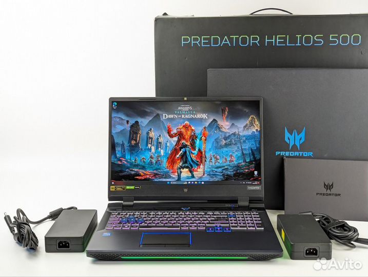 Acer Predator 500 17 RTX 3080 i7-11800H 32GB 1TB