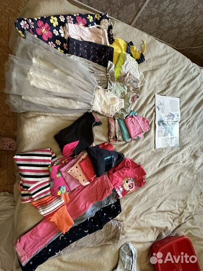 Детские вещи пакетом на девочку 98 104