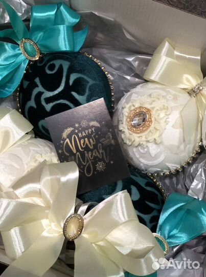 Елочные шары ручной работы