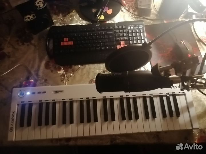 Midi клавиатура axelvox key 49j белая