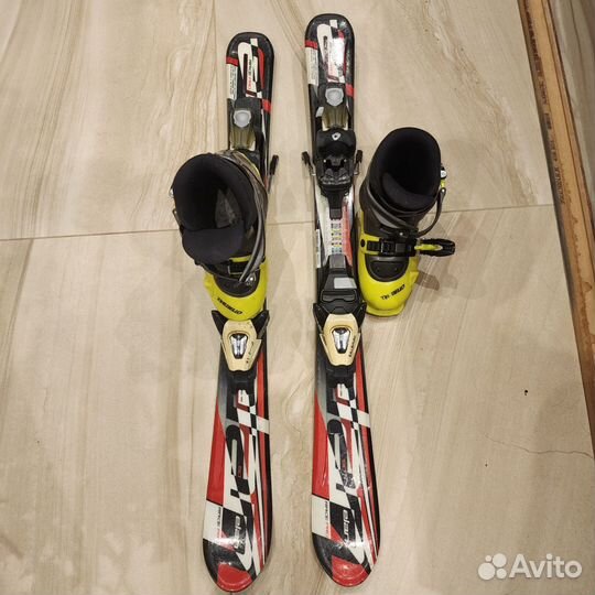 Горные лыжи детские 90 комплект