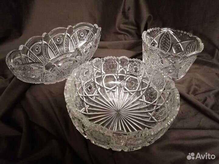 Хрусталь Чехия, СССР, винтаж, торг