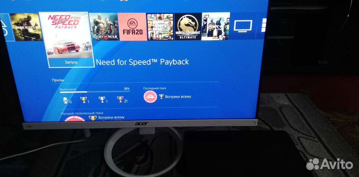 Sony playstation 4 slim+более 25 игр