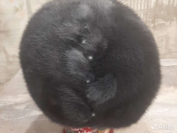 Берет норковый новый