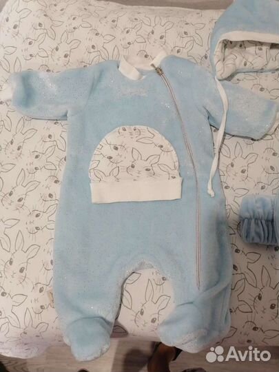 Конверт на выписку для мальчика осень