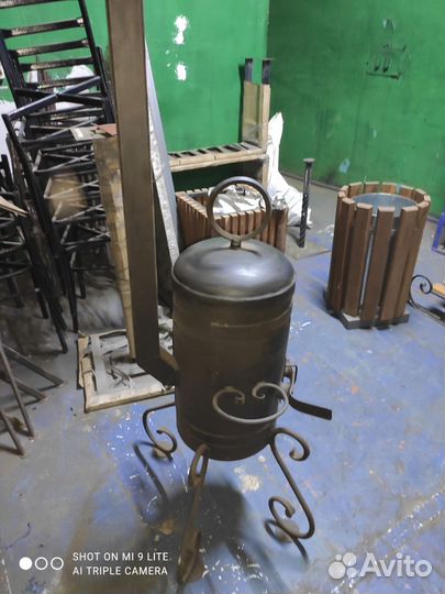 Печь под казан из газового баллона