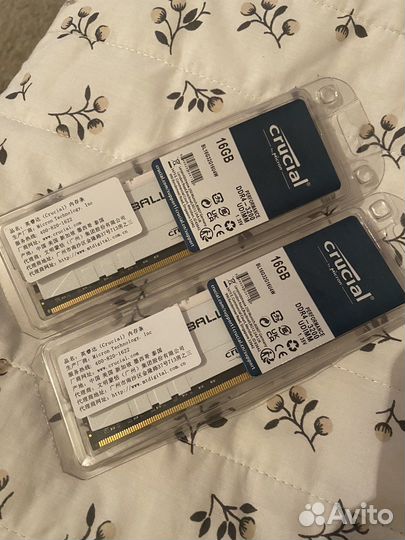 Crucial Ballistix 3200 ddr4 dimm 32 gb (2x16 gb)