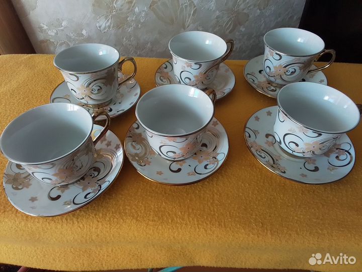 Чайная пара фарфор