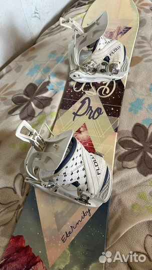 Сноуборд USD pro с креплениями женский