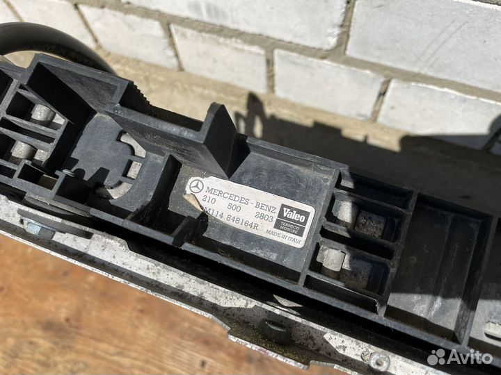 Кассета радиаторов mercedes W210 E240 M112 АКПП