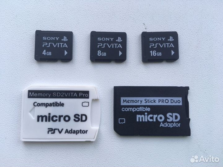 Карты памяти PS Vita / SD2Vita / PSP