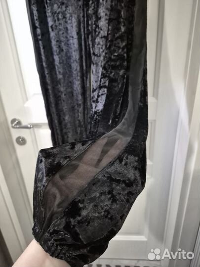 Велюровые брюки шаровары Deseo 52 размер