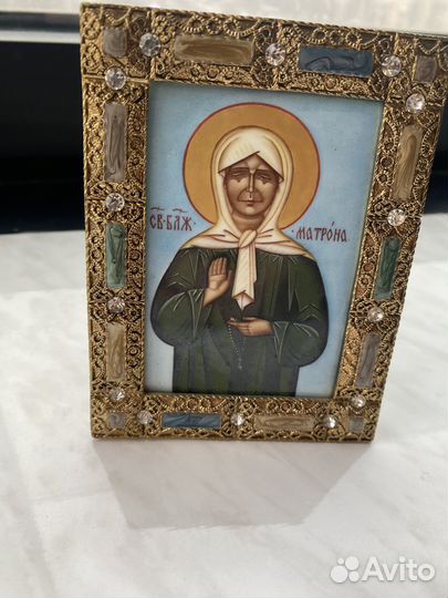 Икона русеоц рпьо в с эмалью