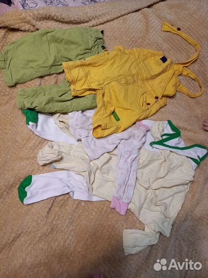 Детская одежда для девочек пакетом 68-80