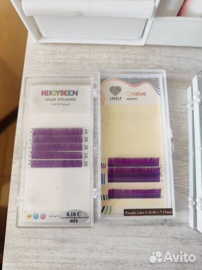 Цветные ресницы для наращивания