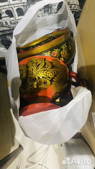 Посуда хохлома