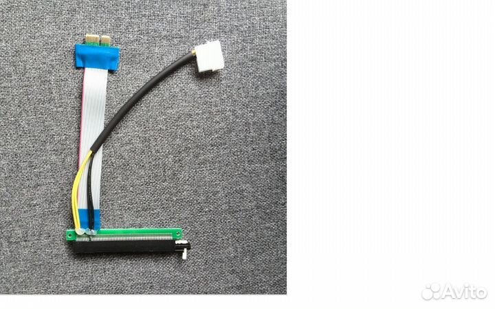 Райзеры жгутовые Riser pci-e 1x-16x 16x-16x