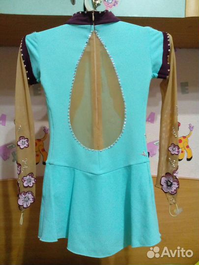 Платье для фигурного катания рост 128