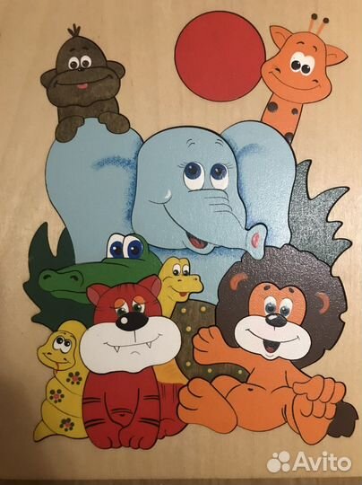 Деревянные пазлы, рыбалка