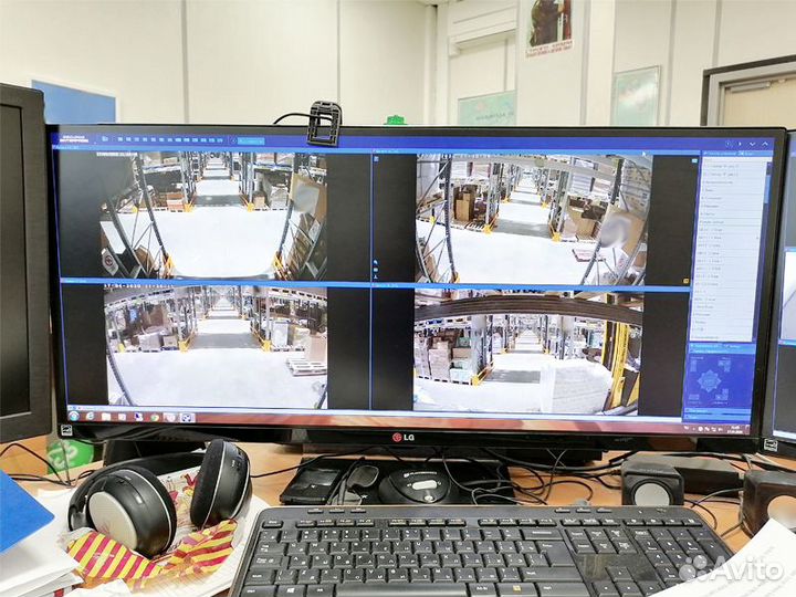 Видеонаблюдение ip камеры домофон скуд Установка