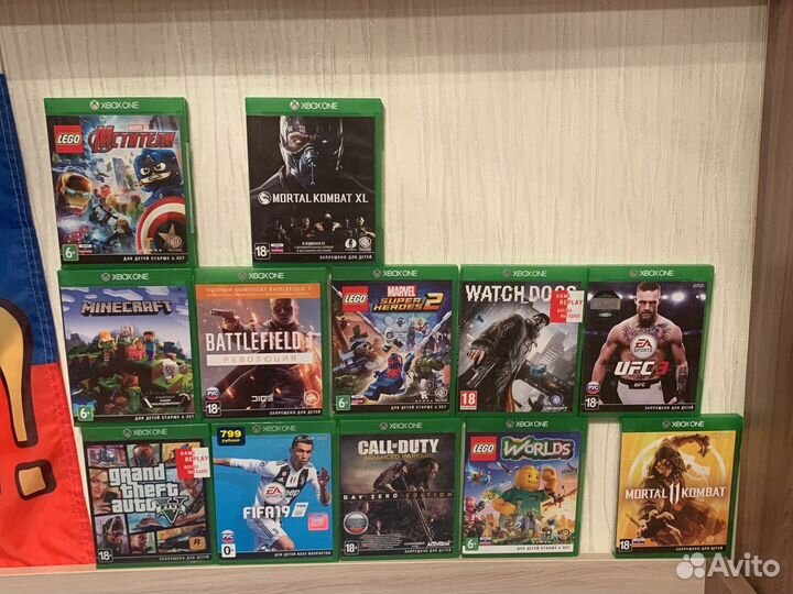 Игры на xbox one s диски