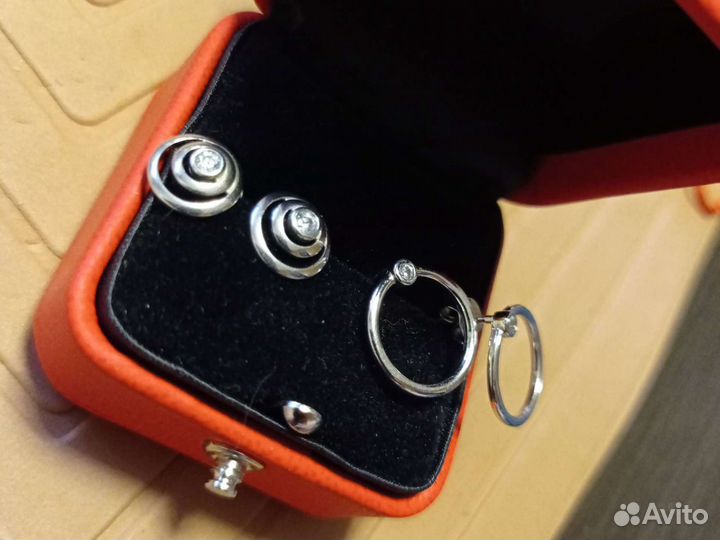 Серебряные серьги